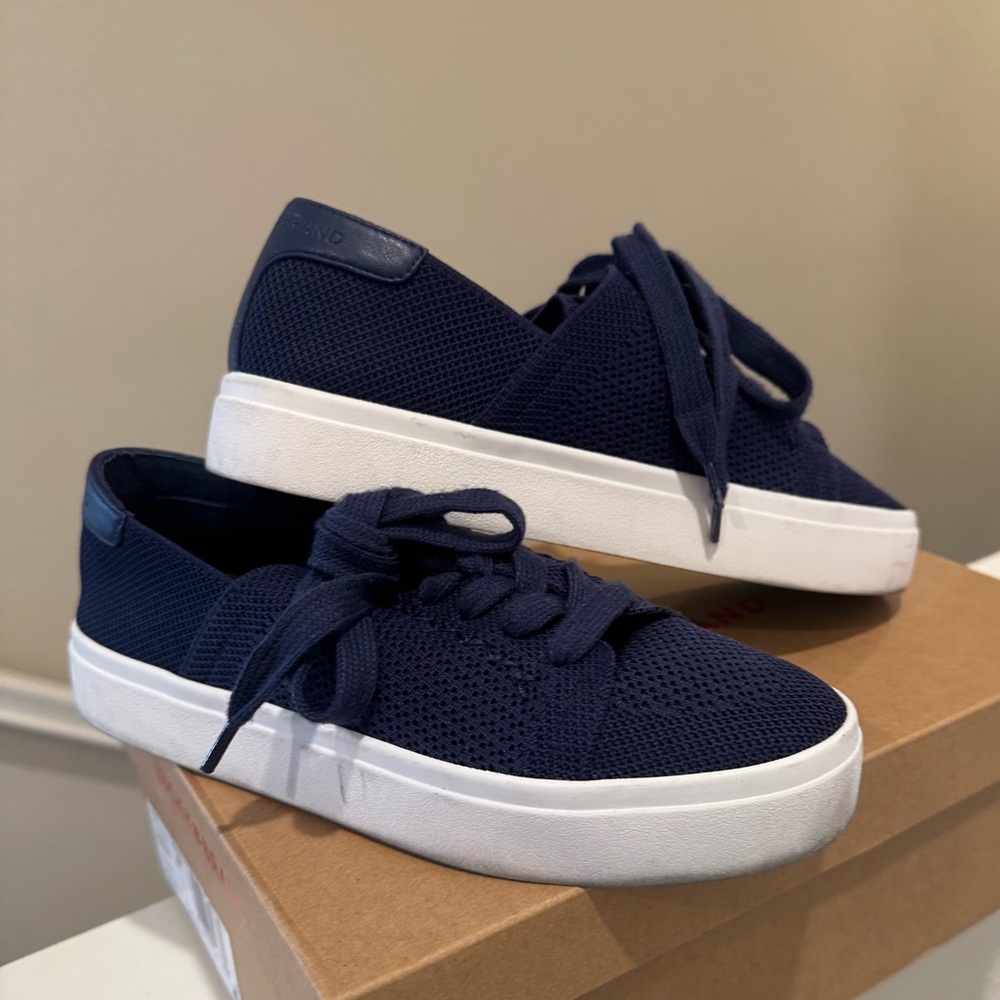 Lucky Brand Navy Blue Sneakers with White Soles Size 9